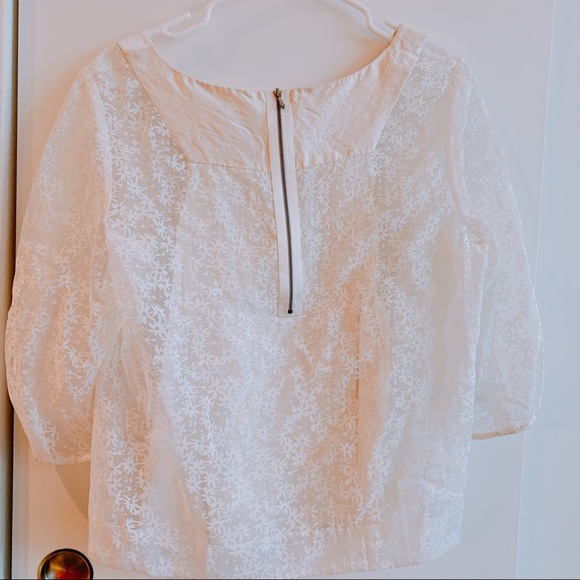 3.1 Philip Lim silk bubble sleeve top - Picture 4 of 7